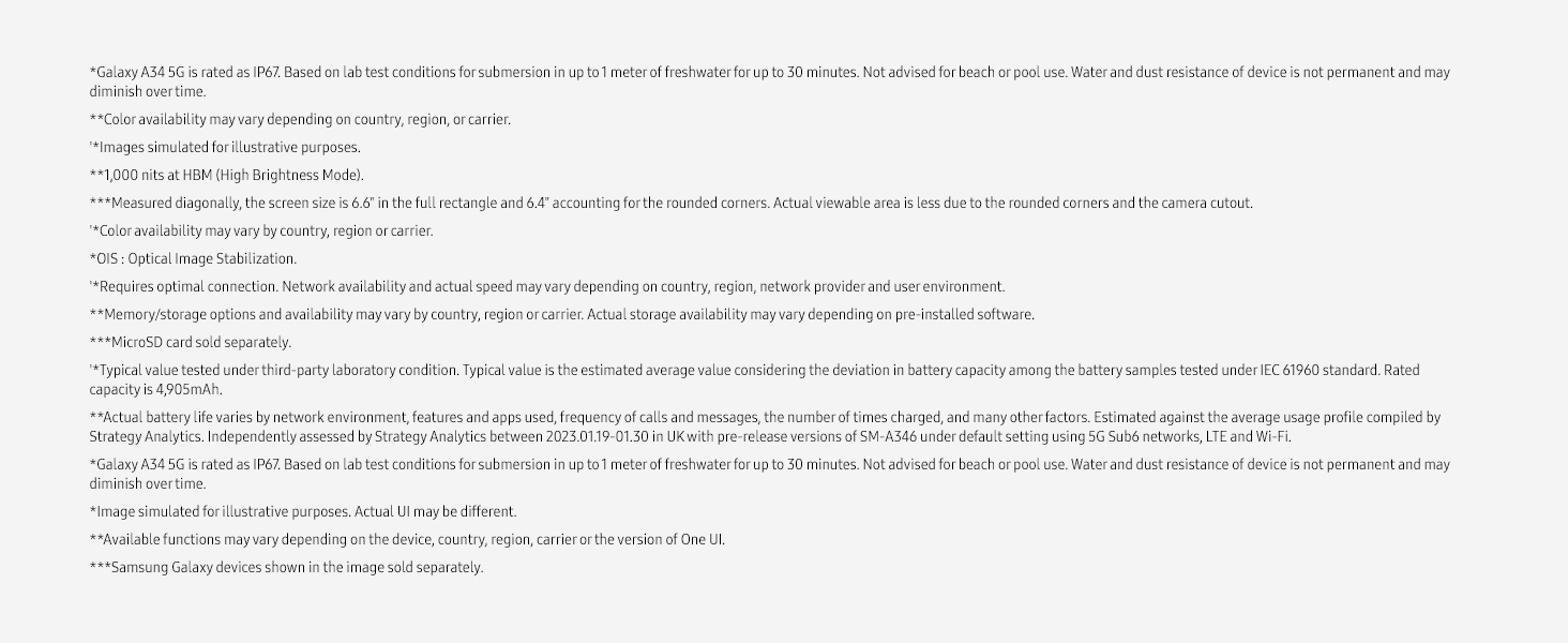 samsung galaxy a34 5g7