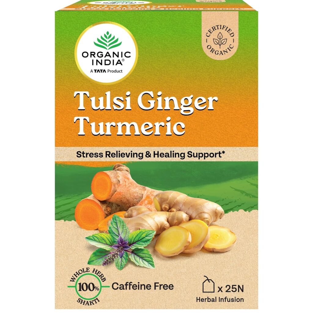 Tulsi Ginger Turmeric Tea